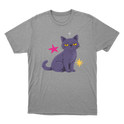 "Gata cinza" Camiseta Básica Unissex