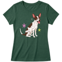 "Cão SRD flocos" Blusa Baby Look