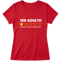 "Baby Look Classic - Vida Adulta: Nota 1" Blusa Baby Look