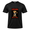 "Capivara Rock & Roll  DTG" Camiseta Dryfit Masculina Basic