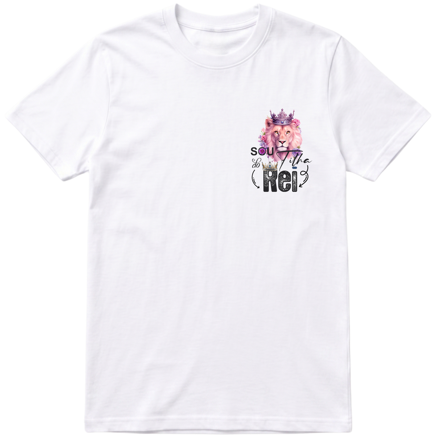 "SOU FILHA  DO REI" Camiseta Premium Unissex Bunker Studios