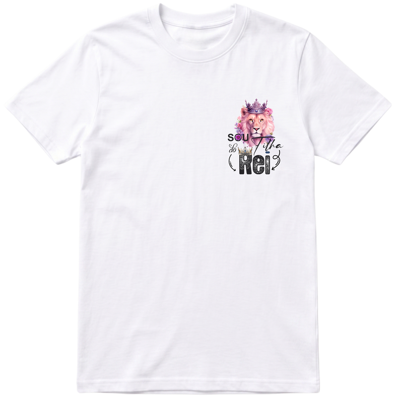 "SOU FILHA  DO REI" Camiseta Premium Unissex Bunker Studios