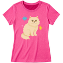 "Gato Persa" Blusa Baby Look