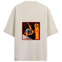"Camiseta Oversized Heavy 240 Fé em Cada Queda" Camiseta Oversized Premium