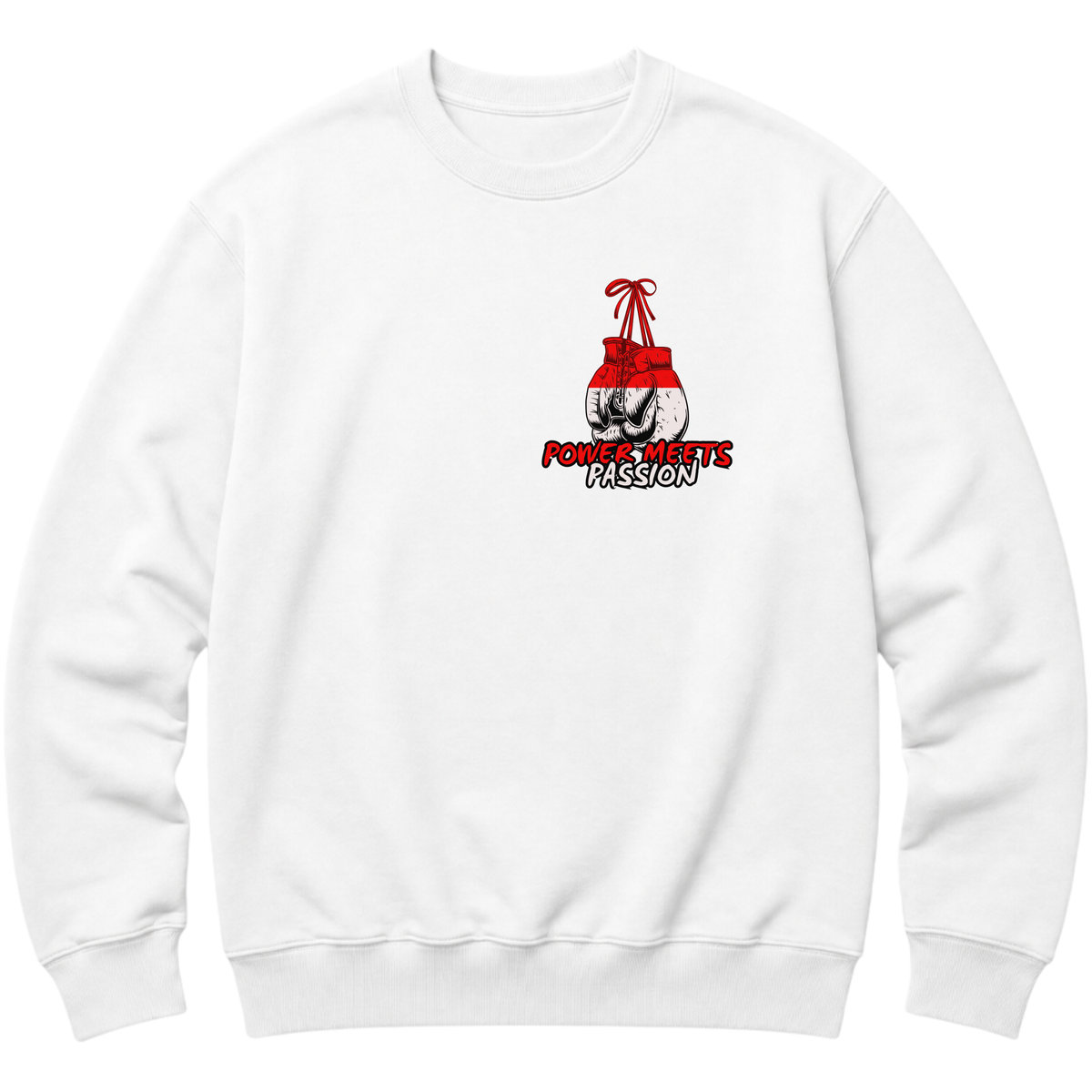 "Camiseta oversized estampa de boxe" Moletom com Capuz Básico