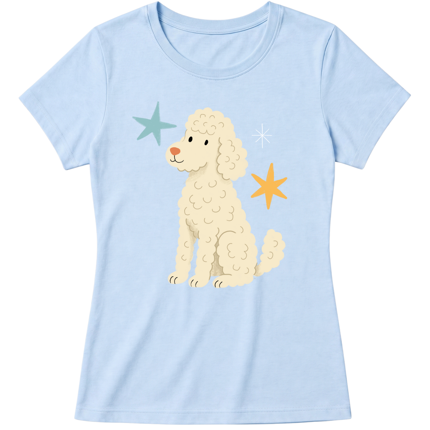 "Poodle" Blusa Baby Look