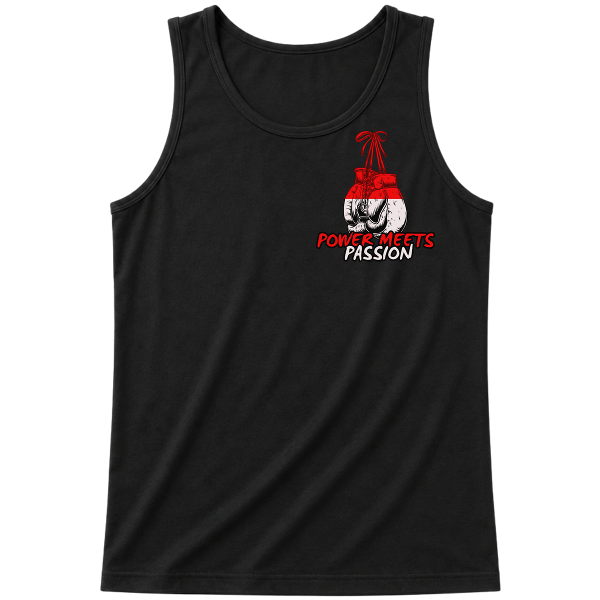 "Camiseta oversized estampa de boxe" Regata Básica