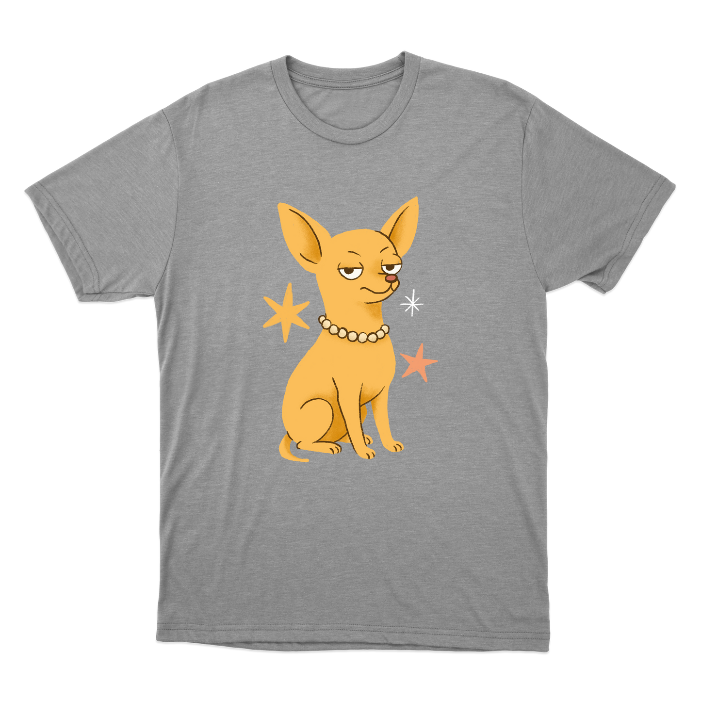"Chihuahua de pelo curto" Camiseta Básica Unissex