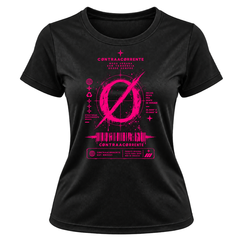 "Dryfit Feminina Basic #040 - CØNTRAACØRRENTE" Camiseta Dryfit Feminina Basic