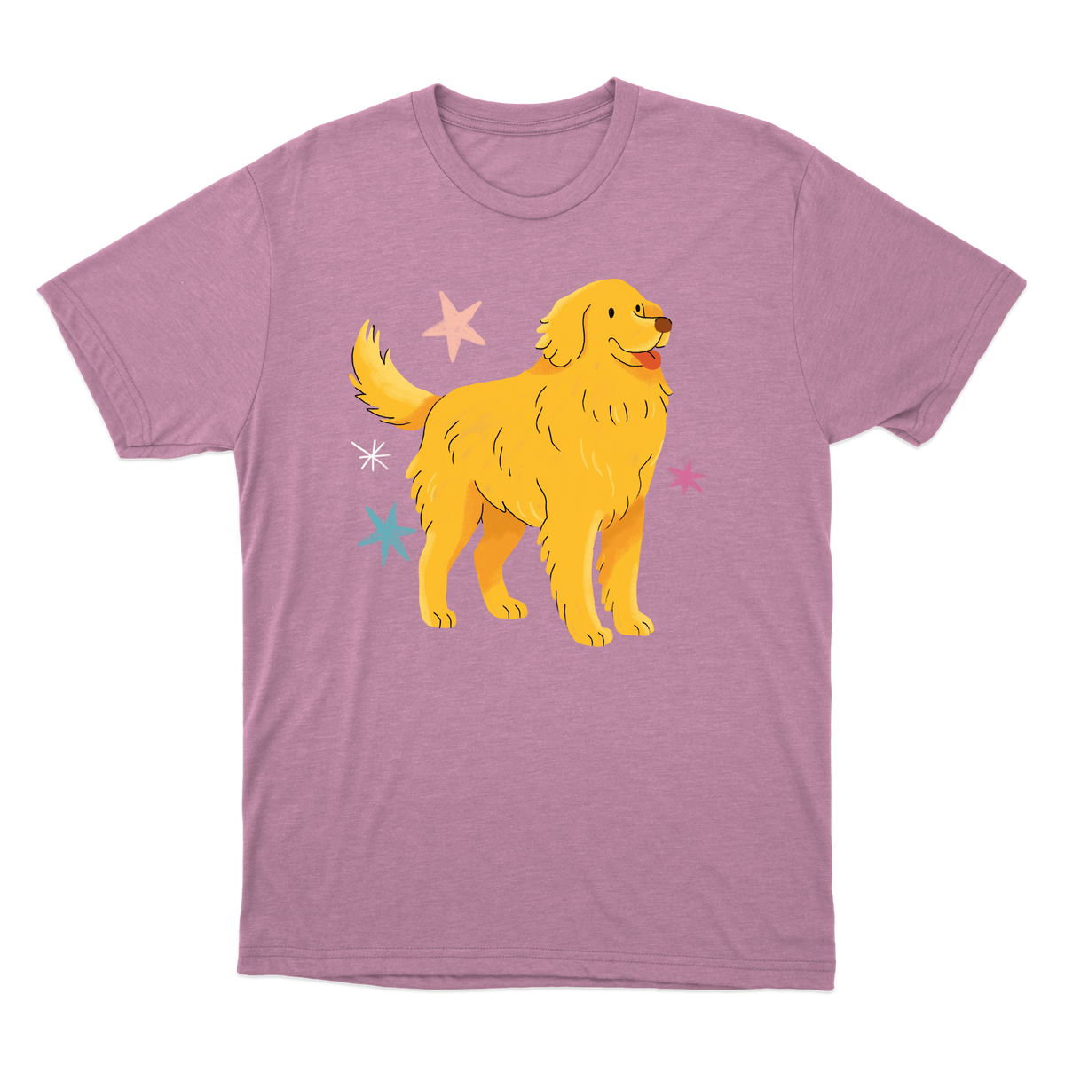 "Golden retrivier" Camiseta Básica Unissex