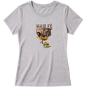 "Babylook MAIS FÉ" Blusa Baby Look
