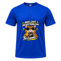 "Camiseta Mais cafe menos problema" Camiseta Dryfit Masculina Basic