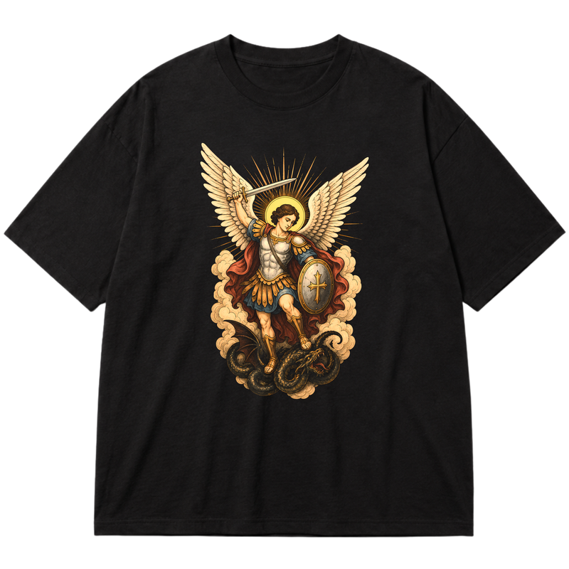 "São Miguel Arcanjo" Oversized Premium 96% algodão 4% Elastano