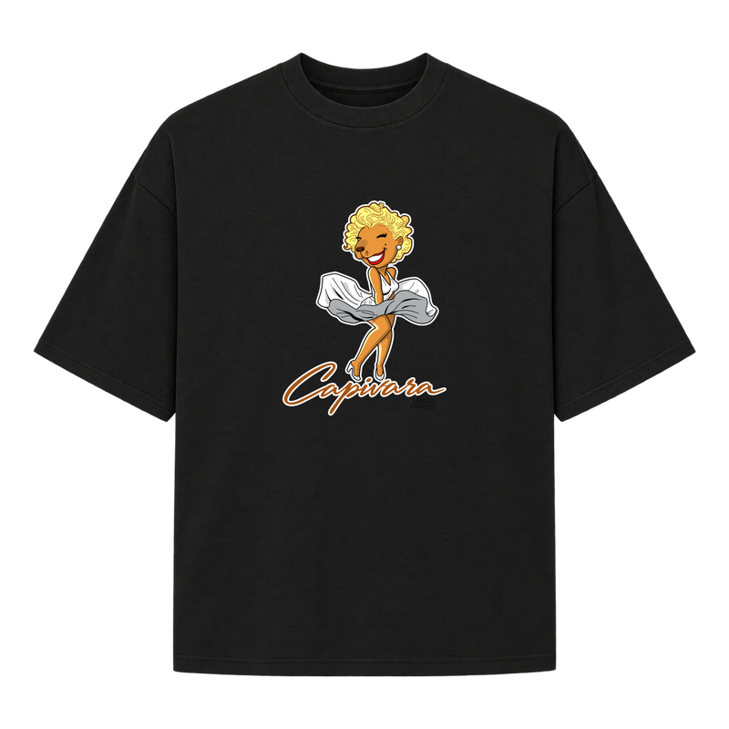 "Capivara Fatal DTG" Camiseta Oversized Suedine 220g