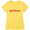 "Girlboss" Blusa Baby Look