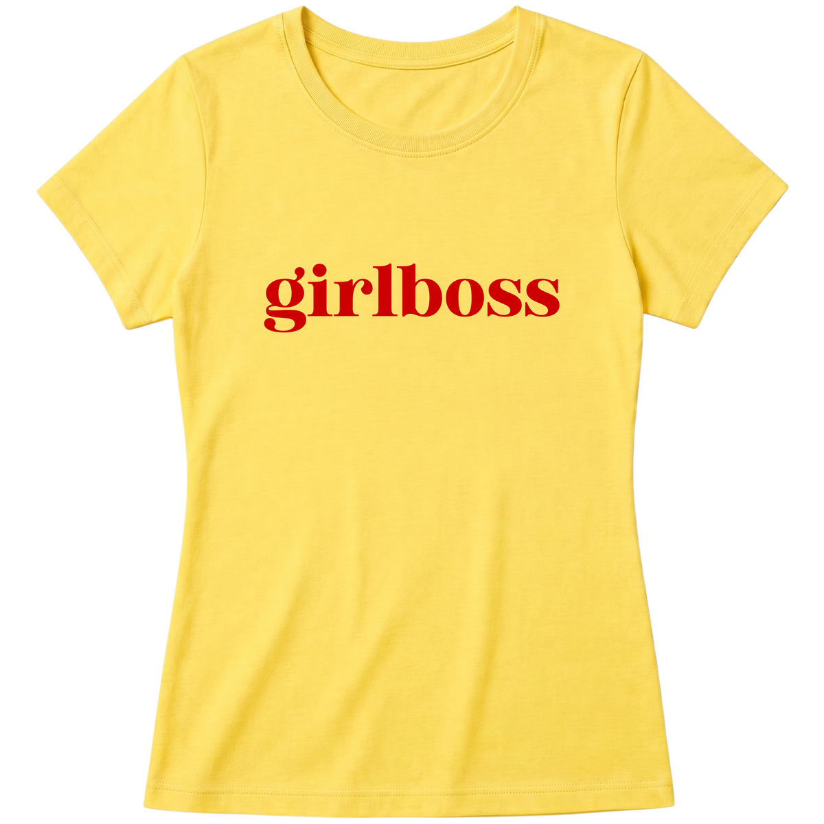 "Girlboss" Blusa Baby Look