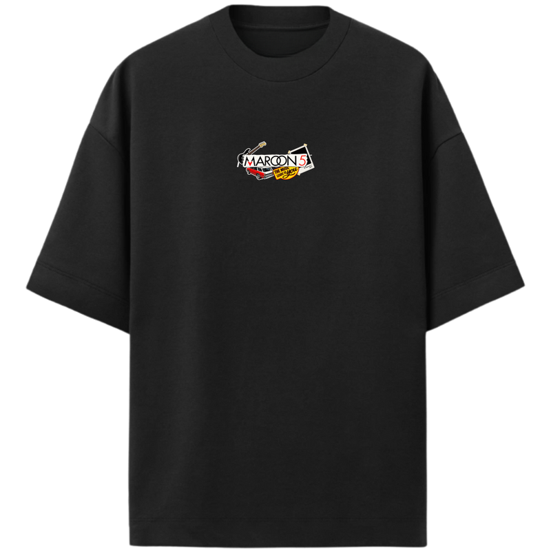 "Maroon 5 - Over - Elementos" Camiseta Oversized Premium