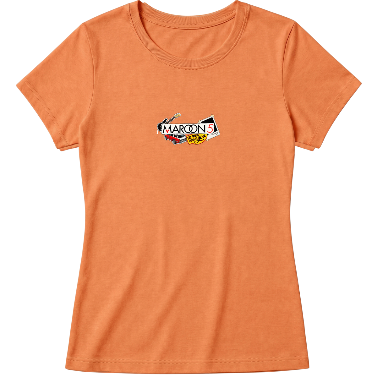 "Maroon 5 - Elementos" Blusa Baby Look