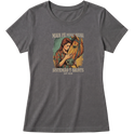 "Estampa /MAIS FÉ" Blusa Baby Look