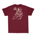 "Camiseta Mea Culpa - I'm tired skull" Camiseta Básica Unissex