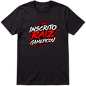 "CAMISA INSCRITO RAIZ da GameFicou" Camiseta Premium Unissex Bunker Studios