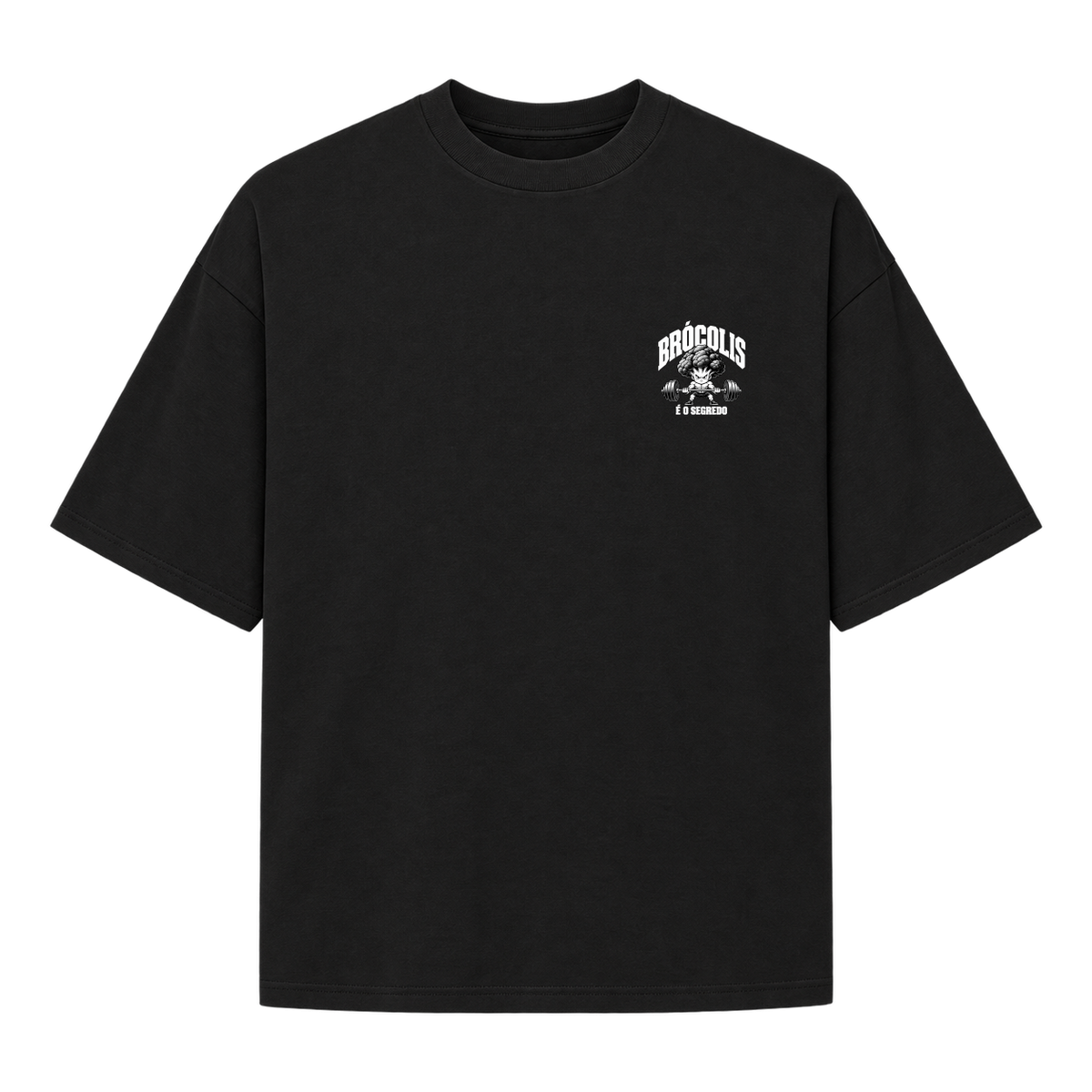 "Oversized Suedine 220g - Brócolis" Camiseta Oversized Suedine 220g