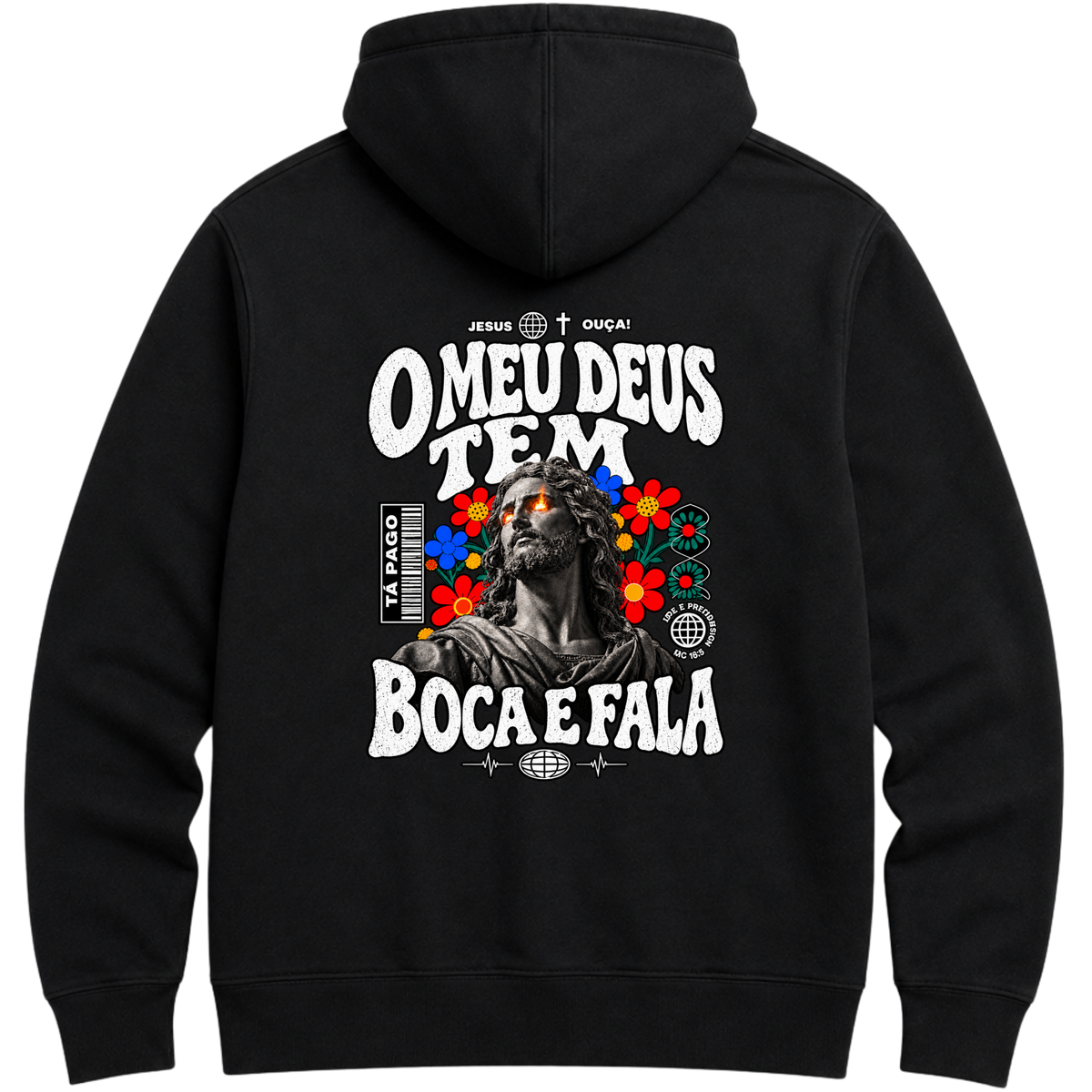 "FENDS  -- O MEU DEUS TEM BOCA E FALA" Moletom Premium