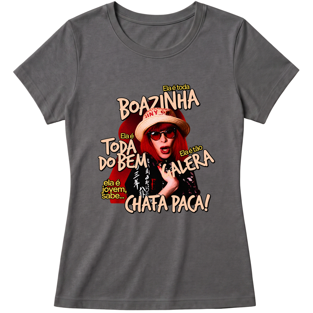 "Baby Look Classic - Toda Boazinha" Blusa Baby Look