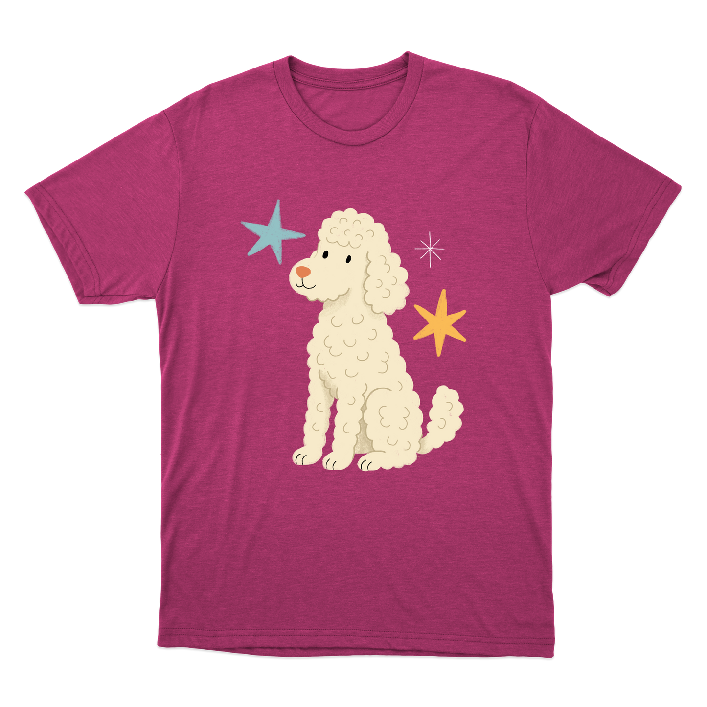 "Poodle" Camiseta Básica Unissex