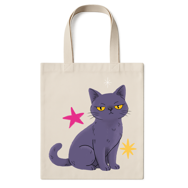 "Gata cinza" Ecobag