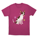 "Cão SRD flocos" Camiseta Básica Unissex