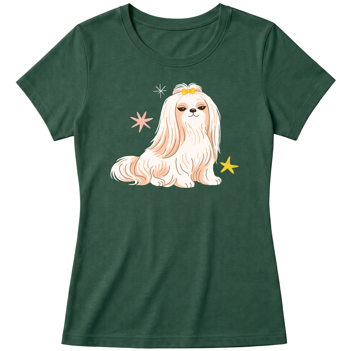 "lhasa apso" Blusa Baby Look