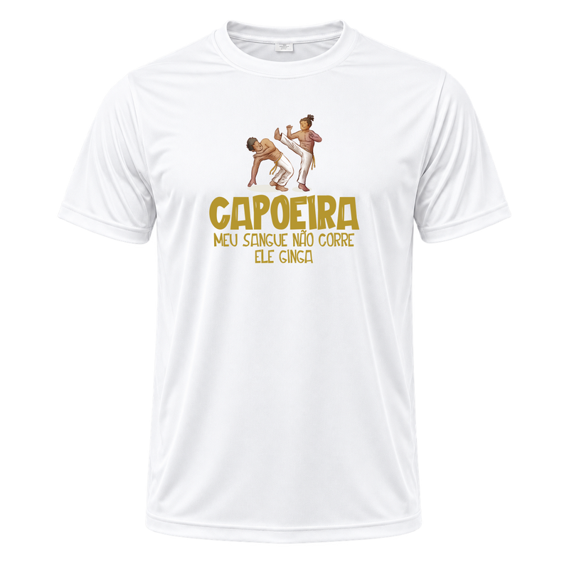 "Capoeira #01" Camiseta Dryfit Masculina Basic