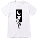 "Coruja suindara - camiseta branca" Camiseta Premium Unissex Bunker Studios