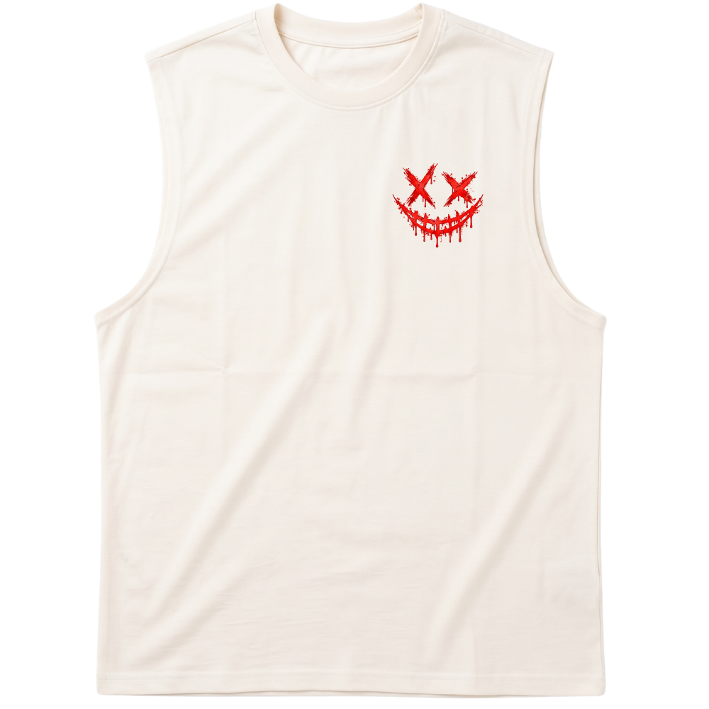 "Tank Top Machão Suedine - Savage Smile" Tank Top Machão Suedine