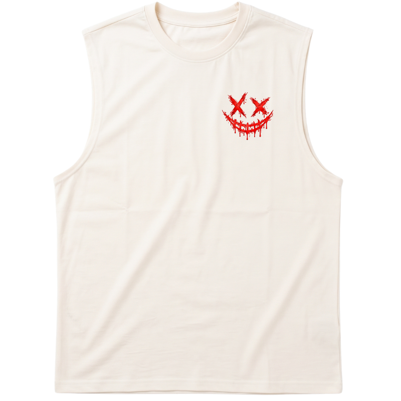 "Tank Top Machão Suedine - Savage Smile" Tank Top Machão Suedine