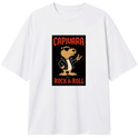 "Capivara Rock & Roll  DTG" Camiseta Oversized Classic