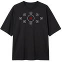 "Ponto focal Preta/Chocolate" Camiseta Oversized Classic