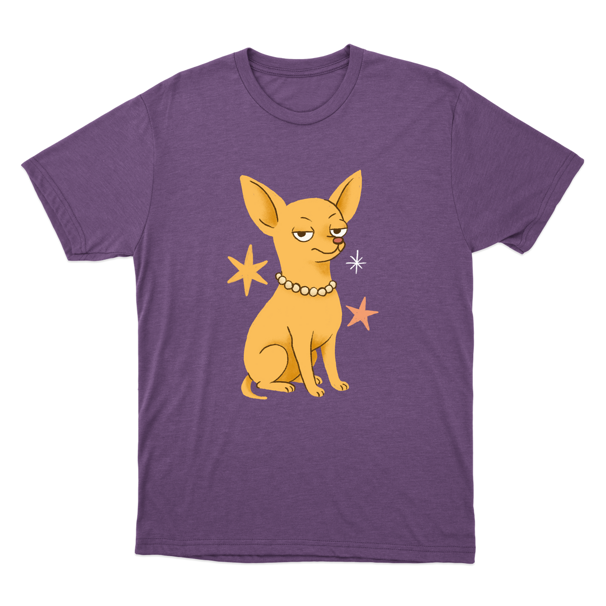 "Chihuahua de pelo curto" Camiseta Básica Unissex
