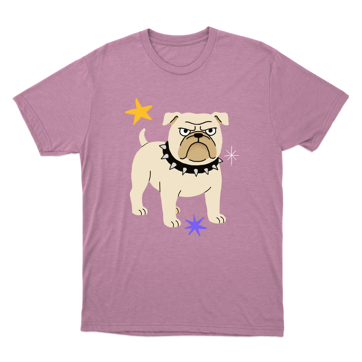 "Bulldog" Camiseta Básica Unissex