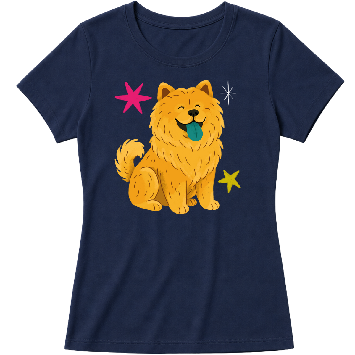 "Chow chow" Blusa Baby Look