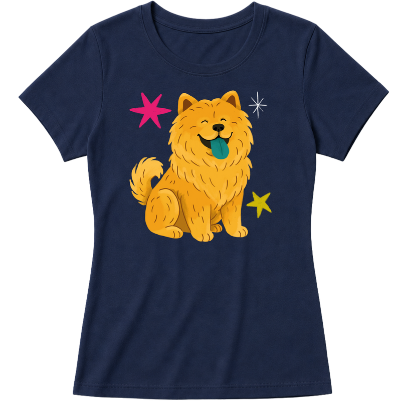 "Chow chow" Blusa Baby Look