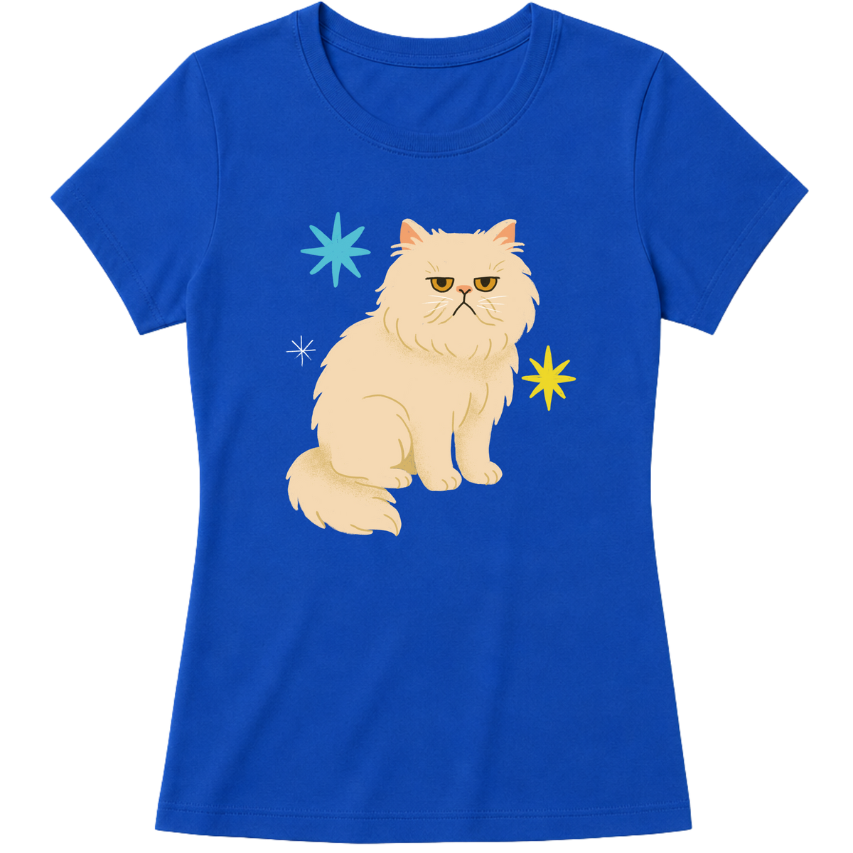 "Gato Persa" Blusa Baby Look