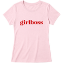 "Girlboss" Blusa Baby Look