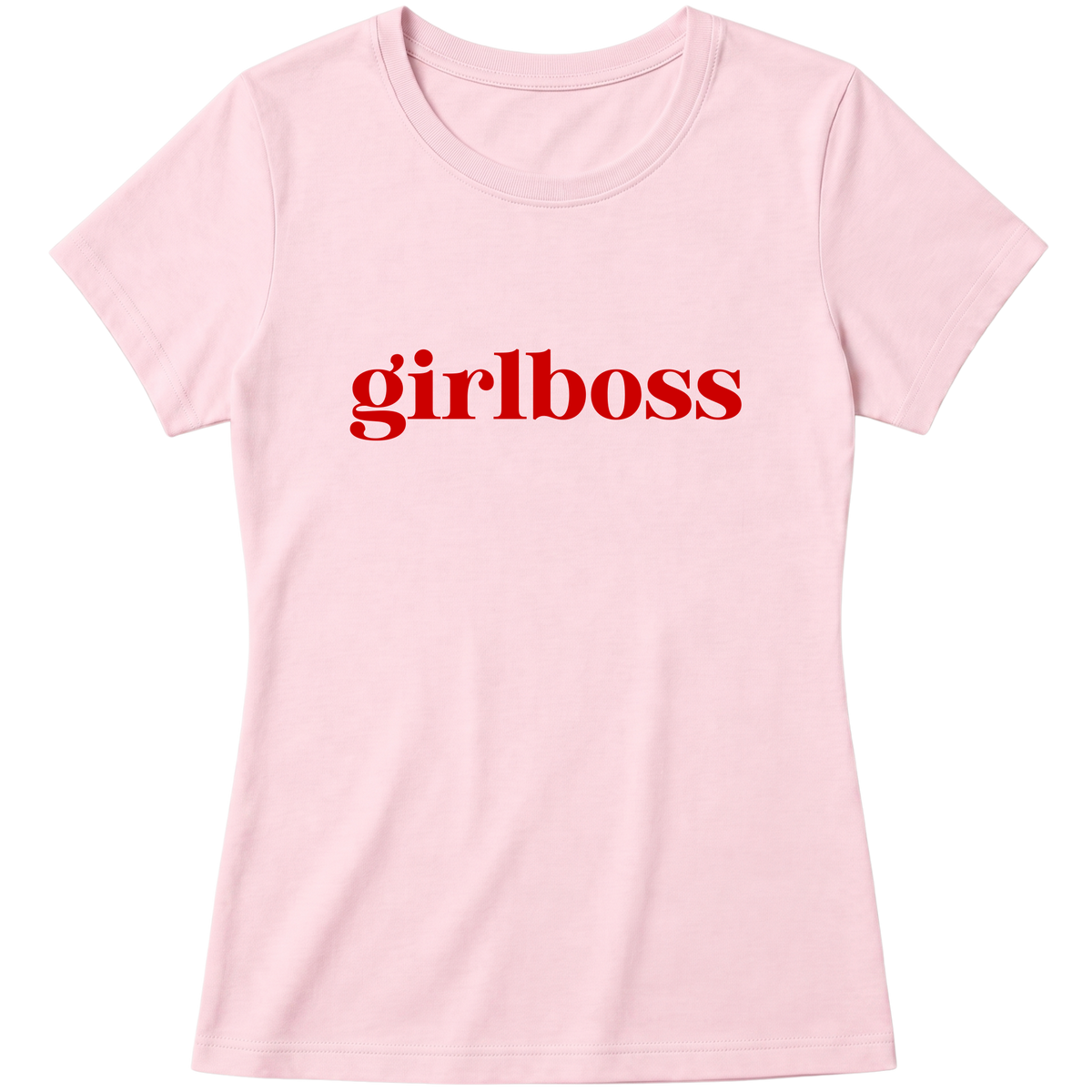 "Girlboss" Blusa Baby Look
