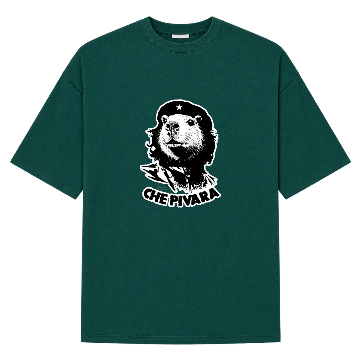 "Che Pivara DTG" Camiseta Oversized Suedine 220g