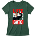 "Cortez Lute Como um Gato Babylook" Blusa Baby Look