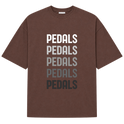 "PEDAL, PEDAL, PEDAL..." Camiseta Oversized Suedine 220g