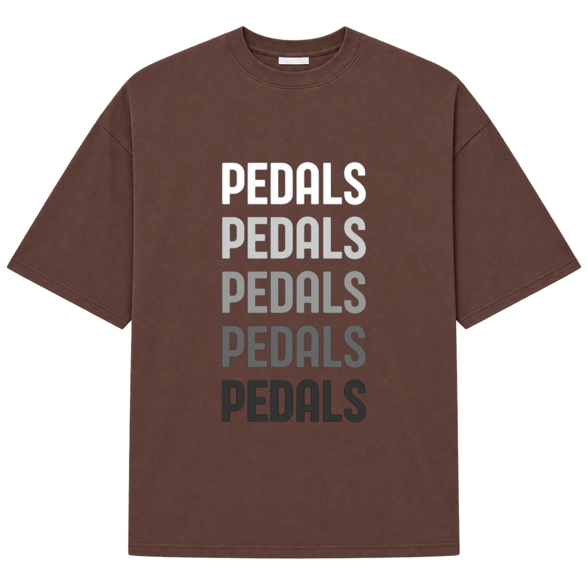 "PEDAL, PEDAL, PEDAL..." Camiseta Oversized Suedine 220g