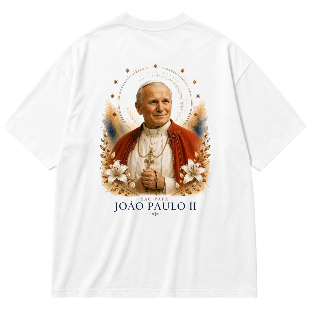 "Oversized - São João Paulo II" Oversized Premium 96% algodão 4% Elastano